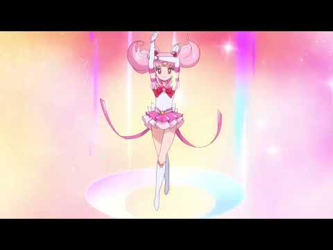 Sailor Moon Cosmos - Eternal Sailor Chibi Moon Transformation