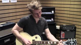 Video thumbnail for 2011 Gibson Les Paul Classic Custom Demo by Josh W by Josh Wibaut
