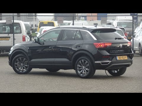Volkswagen NEW T-Roc 2018 Style Deep Black Pearl  Walk around & Inside details