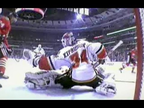 2009 NHL playoff. Chicago vs Calgary. Game 1. First round