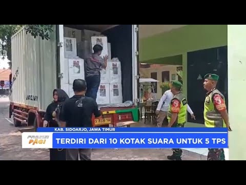 POLRES SIDOARJO DISTRIBUSI LOGISTIK PILKADA