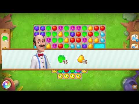 Gardenscapes level 81 No Boosters - 14 Moves 🌱 Gameplay Walkthrough Playrix