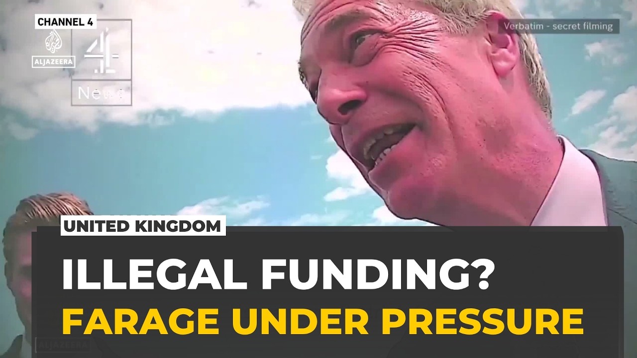 Nigel Farage rejects illegal funding claims as reform UK faces scrutiny