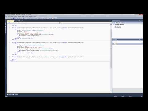 Visual Basic Tutorial Episode 7 Advanced Notepad