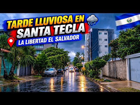 EL CENTRO DE SANTA TECLA LA LIBERTAD EL SALVADOR 