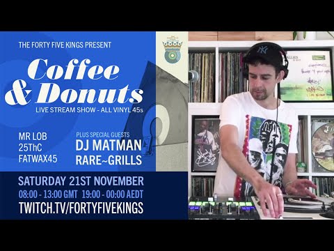 Matman x Forty Five Kings LIVE 1 HR 7 Inch Vinyl Hip Hop / Funk / RnB 45s DJ set