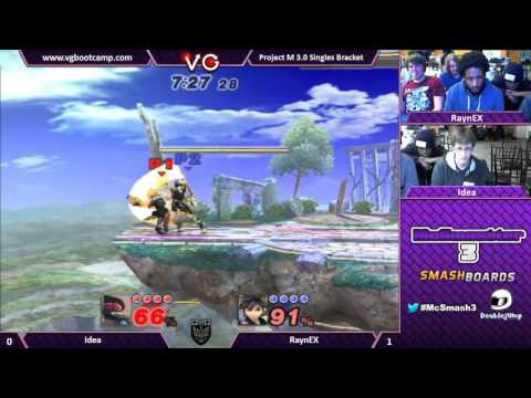 McSmashter 3 - Idea (Zelda/Falco) vs. RaynEX (Pit)
