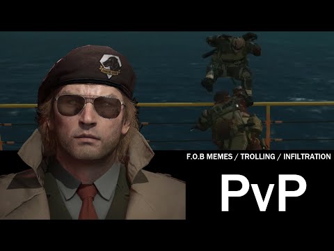 MGSV:TPP - FOB PvP / Trolling a noob / memes
