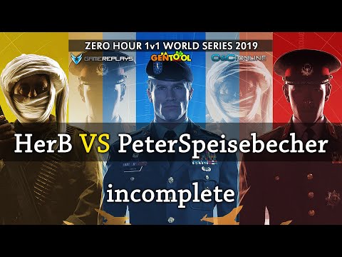Stanislav TV - HerB vs PeterSpeisebecher - Generals Zero Hour 1v1 World Series 2019