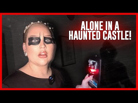 Doing My Makeup, ALONE in a HAUNTED CASTLE! | NikkieTutorialse