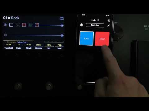 MC Pad (iOS MIDI Controller) : Set up with Line 6 Helix LT and Rolad WM-1