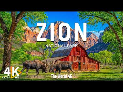 Zion National Park 4K UHD | Towering Canyons, Red Rock Cliffs & Epic Scale