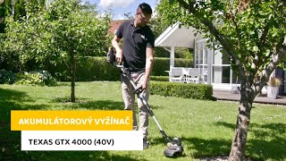 Akumulátorový vyžínač TEXAS GTX 4000 (40V)