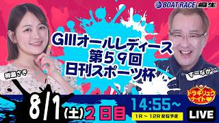 8月1日 | ドラキリュウナイト | ボートレース桐生  | で生配信！