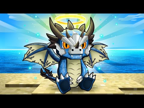THE BABY DRAGON OF THE OCEAN GOD in Minecraft!