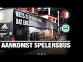LIVE: Aankomst spelersbus Feyenoord