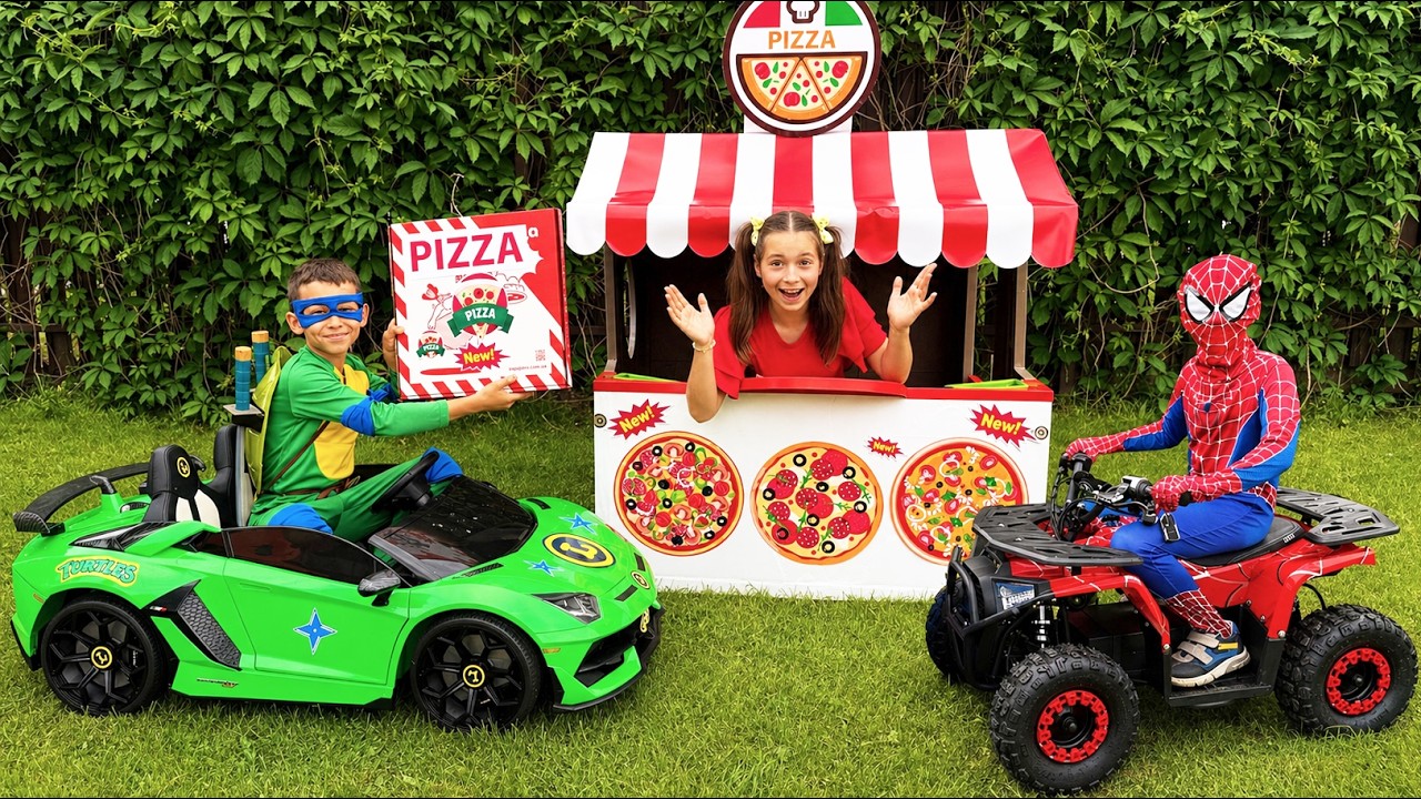 Sofia and Max have turned into superheroes and are rushing to the rescue