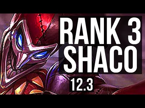 SHACO vs KARTHUS (JNG) | Rank 3 Shaco, 9/1/1, 500+ games | BR Grandmaster | 12.3
