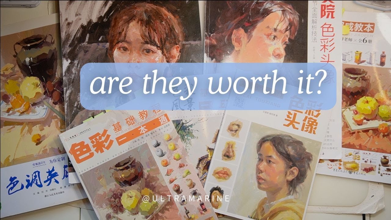 🎨About these Chinese gouache books📖⎮review⎮flip-through, alternative & tips