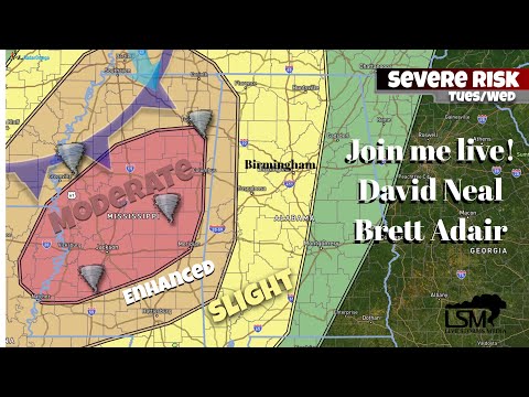 Live Tornado Coverage with Brett and David