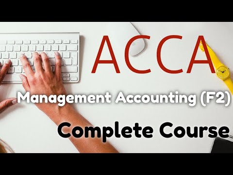 ACCA F2/MA - Chapter 17 - Spreadsheets Complete