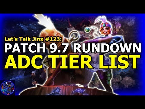 PATCH 9.7 RUNDOWN ADC Tier List (League Of Legends) | Let's Talk Jinx #123
