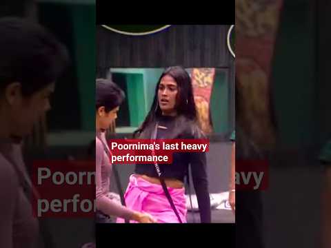 Poornima's heavy performance #biggboss #biggboss7