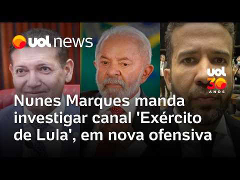 Kassio Nunes Marques manda investigar canal ‘Exército de Lula’, em nova ofensiva