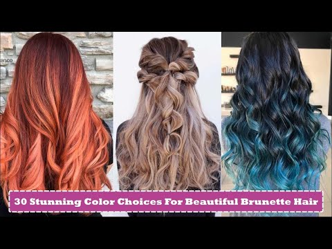 28 Stunning Color Choices For Beautiful Brunette Hair