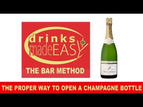 How to properly open a Champagne bottle | Drinks Made Easy