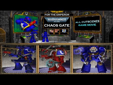 Warhammer 40000 Chaos Gate All Cutscenes (Game Movie) 4K UltraHD