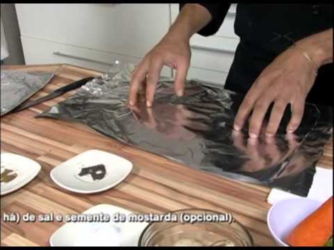 Mulher.com 14/01/2013 Chef Fernando Meirelles - Salmon Assado com legumes e cogumelos