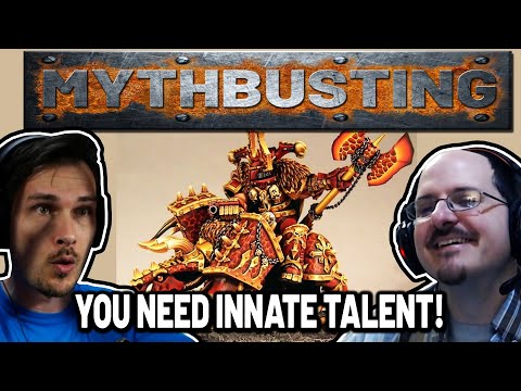 You need innate talent - Miniature Painting Mythbusting S01E02