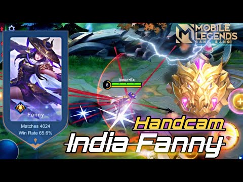 TOP INDIA FANNY GAMEPLAY WITH HANDCAM! (SOLO RANKED)