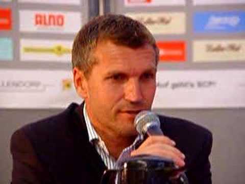 Pressekonferenz SC Pfullendorf - Arminia Bielefeld 1/2