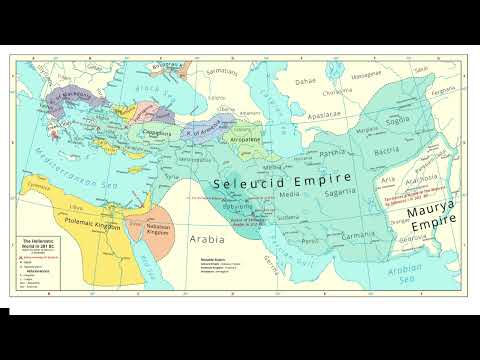 Seleusid empire on map