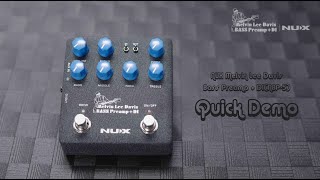 Video thumbnail for NUX Melvin Lee Davis Bass Preamp + DI(NBP-5) Quick Demo by NUX