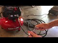 Porter Cable C2002 Air Compressor Setup (4K)
