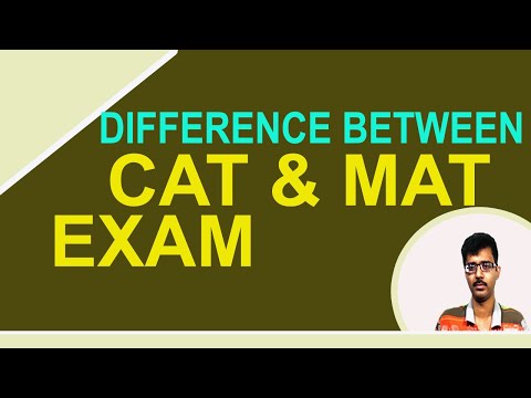 DIFFERENCE BETWEEN CAT AND MAT EXAM | HOW TO PREAPARE FOR CAT AND MAT EXAM | CALL @9748161018