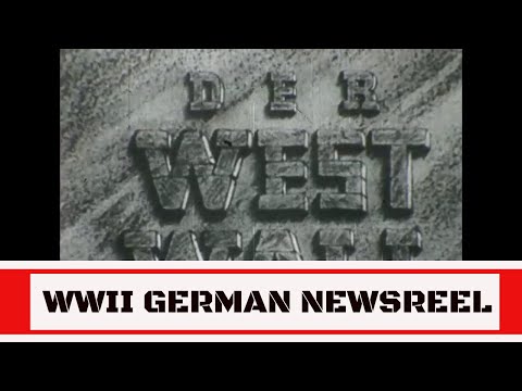 1939 GERMAN NEWSREEL  SIEGFRIED LINE FORTIFICATION  WESTWALL  WWII  MAGINOT LINE  32610a