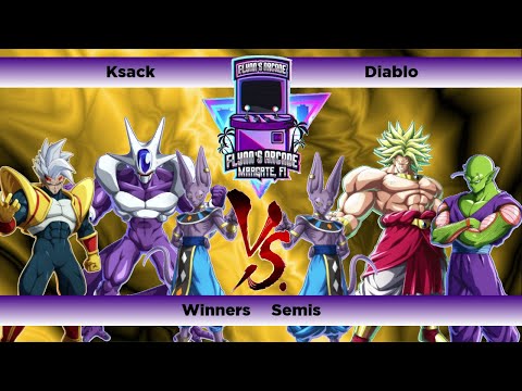 Flynn's 052 Winners Semis - Ksack (Cooler Beerus Super Baby 2) Vs Diablo (Beerus Piccolo Broly) DBFZ