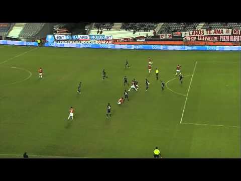 Ocasión Anangonó. Estudiantes LP 0 Argentinos Jrs. 0. Torneo Final 2013. Fecha 15.