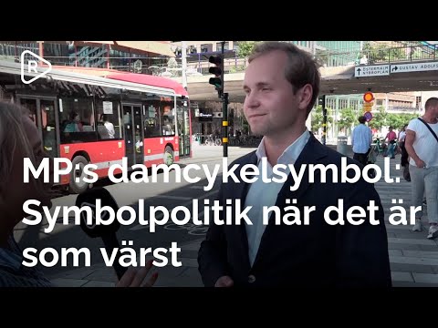 Gabriel Kroon (SD) sågar MP:s damcykelsymbol: "Symbolpolitik när det är som värst"
