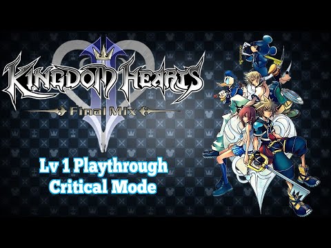 Kingdom Hearts II Final Mix | Level 1 Critical Mode Part #7 ⚡ Vertical live Stream