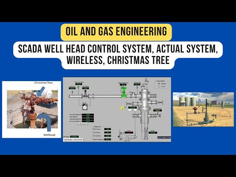 SCADA Well Head Control System, Actual System, Wireless, Christmas Tree, Oil and Gas Engineering