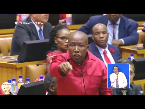 Julius Malema And EFF Disrupt SONA 2017