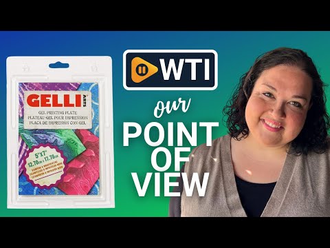 Gelli Arts Gel Printing Plate - 5"" X 7"" Gel Plate - WTI product video review