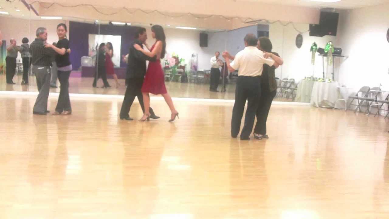 Argentine Tango Class Scenes @Bravo Dance Studio by  Mat & Mia      www.tangonation.com 7/11/2012