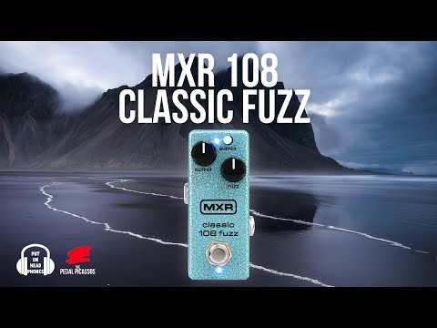 Демонстрация звучания педали эффектов MXR M296 Classic 108 Fuzz Mini
