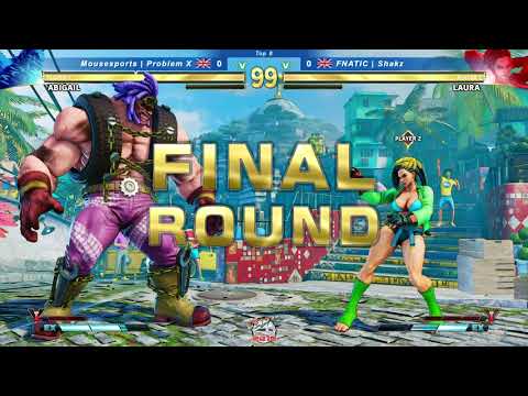 CELTIC THROWDOWN 2018 top 8 SFV AE Mousesports Problem X vs FNATIC SHAKZ